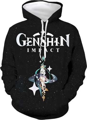Miniatura 2 de Msdosbt Anime Game 3D Printed Hoodies Unisex Sweatshirt with Front Pocket Pullover for Men and Women