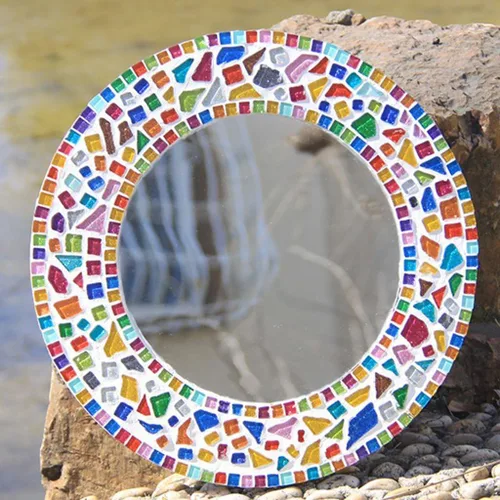 Miniatura 6 de Tira de vidrieras de 0.3 x 0.8 in, piezas de mosaico de vidrio transparente, azulejos de mosaico, pasatiempos, manualidades, material de 7.05 oz