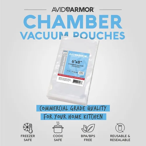 Miniatura 8 de Bolsas de sellado al vacío Avid Armor – 15 x 20 cm – Paquete de 250 – Bolsas resistentes de grado comercial, libres de BPA para Sous Vide