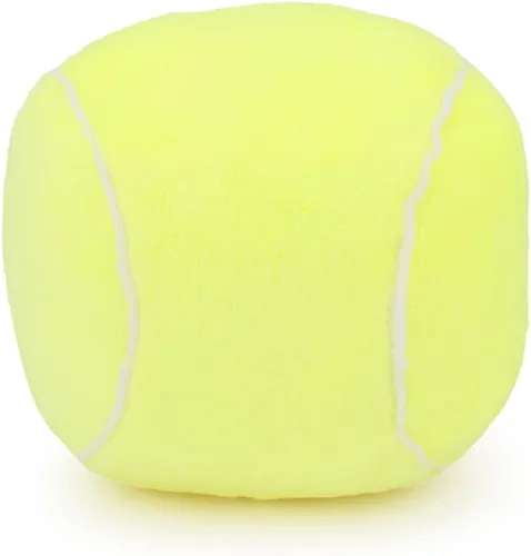 Juguetes para Perros Bolas - Pelota de Tenis de Peluche Masticable para Perros, Pelota Suave y Chirriante para Mascotas Relleno de Pelusa, Juguetes