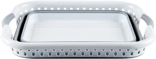 Miniatura 9 de Restaurantware - Contenedor plegable de 20.8 x 15.4 x 8.7 pulgadas, 1 contenedor de almacenamiento duradero - Asas integradas, organizador