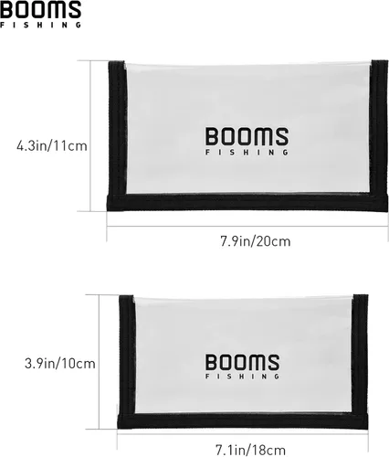 Miniatura 6 de Booms Fishing LW1 Envolturas para Señuelos de Pesca, Cubiertas de Gancho de Señuelo de PVC Transparente Duraderas, Ve los Señuelos Fácilmente