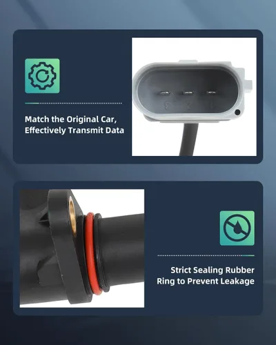 Miniatura 3 de SCITOO Sensor de posición del cigüeñal para Audi para A4 1996-2008, para Audi para A4 Quattro 1996-2008, para Audi para A6 1998-2004 06A906433C