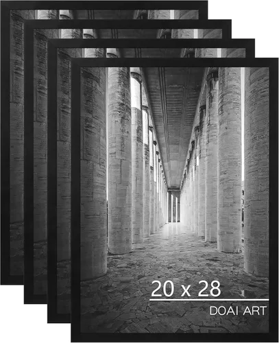 Miniatura 54 de DOAI ART Marco de póster de 16 x 20 pulgadas, paquete de 2 marcos de fotos de roble y veta de madera de 16 x 20 pulgadas para montaje en pared