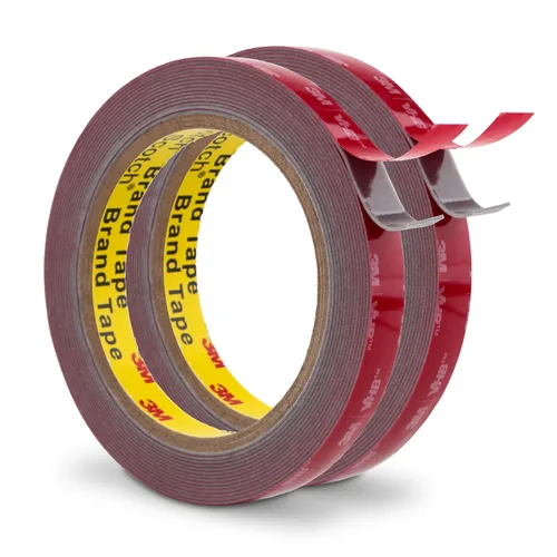 Miniatura 21 de 3M Cinta de doble cara resistente de 1 pulgada x 15.4 pies, cinta de montaje negra 5925 cinta de espuma adhesiva fuerte impermeable para decoración