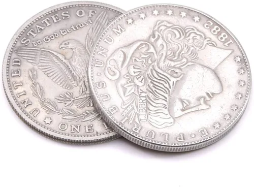 MOMOMAGE Super Flipper Coin Magic Props Copia Moneda Trucos de magia Trucos divertidos para magos profesionales, monedas de mariposa, accesorios