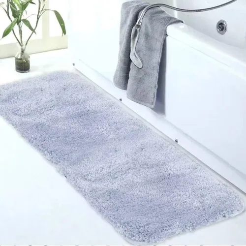 Miniatura 45 de Walensee Alfombra de baño antideslizante (16 x 24 pulgadas, color rubor) absorbente de agua, microfibra suave, lavable a máquina, alfombra de baño