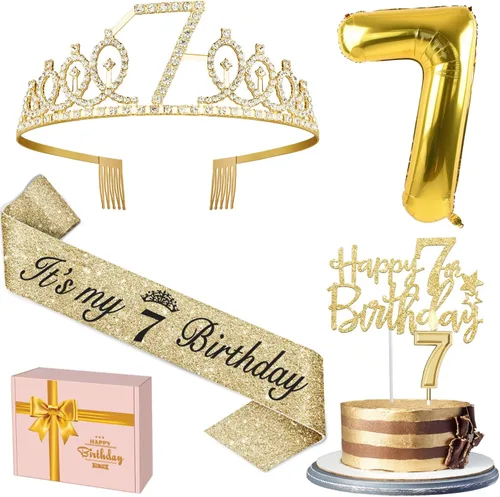 Miniatura 48 de Decoraciones doradas de 70 cumpleaños para mujer con banda y tiara de cumpleaños 70, adorno para pastel y velas, globos de números, regalos de 70
