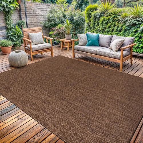 Miniatura 12 de Alfombra Lavable para Interiores y Exteriores 8x10 Resistente a la Intemperie Alfombras de Área Modernas de Yute Sólido para Porche Terraza Balcón