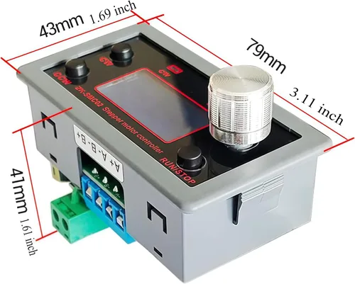 Miniatura 3 de TKXEC Controlador de controlador de motor paso a paso DC 5-30V 4A Placa integrada Módulo de control de ángulo de velocidad de pulso adelante/reverso