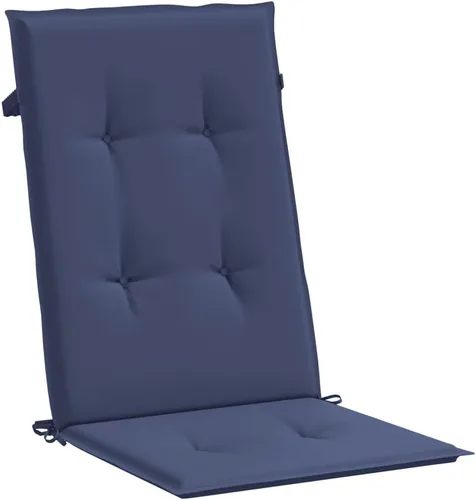 Miniatura 26 de Cojines para silla de jardín con respaldo alto, 2 piezas, color antracita, 47.2 x 19.7 x 1.2 pulgadas, cojines de tela para sillas de comedor