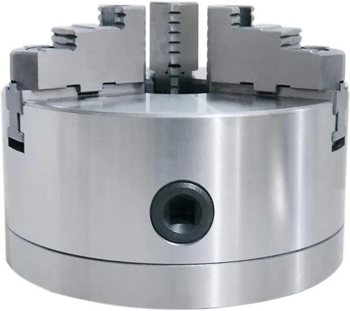 Miniatura 9 de Accusize Industrial Tools 6''/160mm 2-Piece Reversible Jaws 3-Jaw Chuck, D1-4, Direct Mount, 1.575'' Center Hole, 0559-0101
