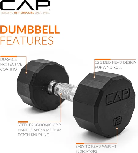 Miniatura 3 de CAP Barbell - Mancuerna recubierta Varias opciones de pares y conjuntos