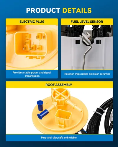 Miniatura 183 de PHILTOP FG1538 Conjunto de Bomba de Combustible Eléctrica con Unidad de Envío Compatible con Nissan Versa 1.6L Sedán/N17X 2012-2019, 2014-2019 Versa