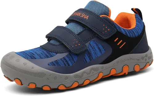 Miniatura 29 de Mishansha Botas de Senderismo para Niños Pequeños Niñas Niños Zapatos de Senderismo Resistentes al Agua Anti-Colisión Antideslizantes Atléticas