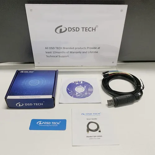 Miniatura 6 de DSD TECH SH-U09G USB a TTL Cable serie FTDI FT232RL IC 1.8M/5.9FT incorporado