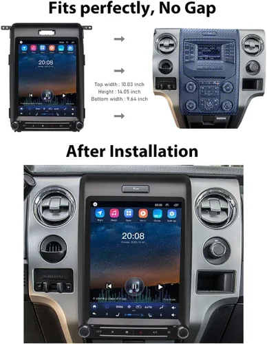 Miniatura 3 de SEICANE Radio Estéreo para Ford F150 2013 2014, Sistema Android Pantalla Táctil de 12.1 Pulgadas, Carplay Android Auto Navegación GPS, 8 Núcleos 4G
