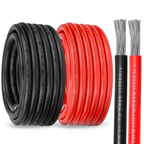 Miniatura 9 de Cable marino de 6 calibres de cobre estañado para barcos, cable de cobre libre de oxígeno OFC estándar de EE. UU. para altavoces de automóviles