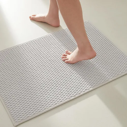 Miniatura 101 de TYUU Alfombras de Baño Antideslizantes Lavables, Tapete de Baño Súper Absorbente Delgado de Pila Baja para Secar Rápido, Alfombra de Baño Pequeña