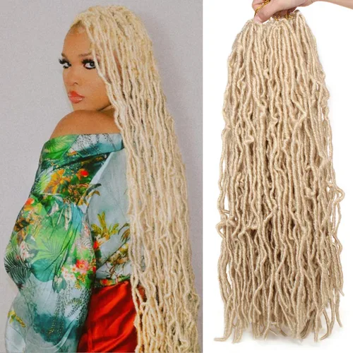 Miniatura 38 de ZRQ Extensiones de cabello sintético de ganchillo de 36 pulgadas, 3 paquetes, color negro natural, preenlazadas, largas, de diosa, sintéticas, 1b#
