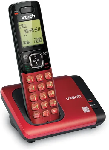 Miniatura 12 de Teléfono Vtech DECT 6.0 con identificador de llamadas / llamada en espera, plata / negro con 2 auriculares inalámbricos, Plateado 2 Teléfonos Plata