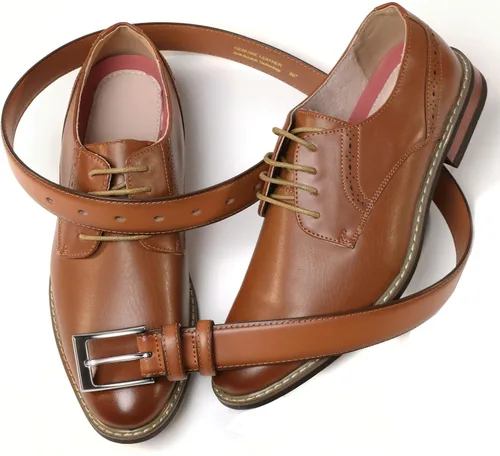 Miniatura 2 de CHAOREN Mens Belts Leather 1 18" for Gift Men - Perfect Companion to Mens Dress Shoes