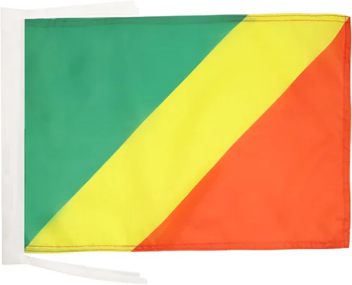 Miniatura 360 de Bandera de México AZ FLAG, 45.7 x 30.5 cm, con cordones - Pequeñas banderas mexicanas de 30 x 45 cm - Bandera de 45.7 x 30.5 cm