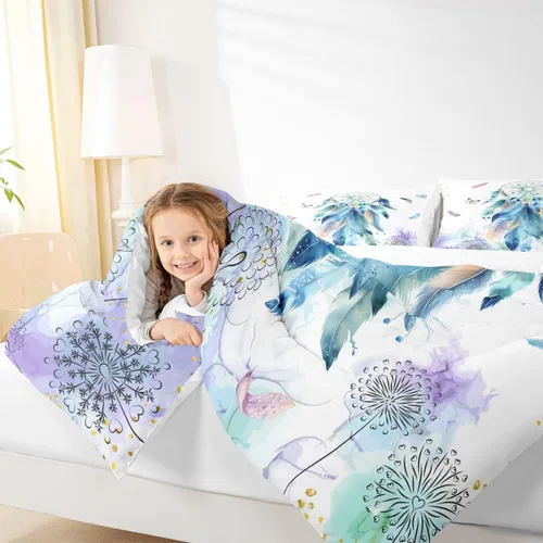 Miniatura 3 de Castle Fairy Rose Lipstick Bedding Set Elegant Quilted Comforter Set Twin Size,Women Cosmetic Duvet Insert with 1 Pillow Sham for Kids Boys Girls