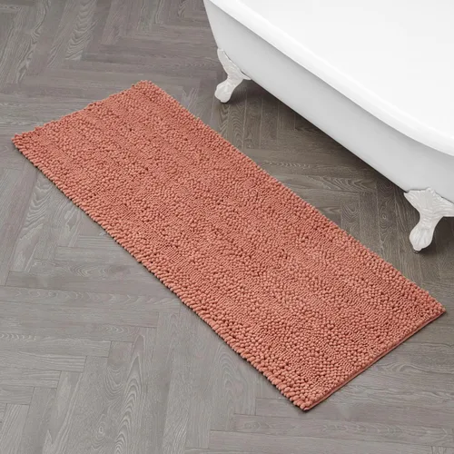 Miniatura 31 de Laura Ashley Tapete de baño de chenilla Astor 100% poliéster Decoración de baño premium Lavable a máquina Respaldo TPR Mide 17 x 24 Aqua