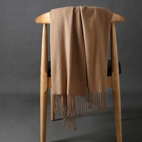 Miniatura 5 de HOYAYO Chal de lana Bufanda extra grande gruesa suave pashmina