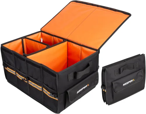 Miniatura 6 de KEEPER Organizador portátil para maletero, 19L, organizadores y almacenamiento de automóvil, parte inferior antideslizante, adecuado para SUV