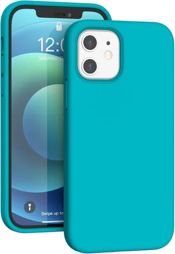 Miniatura 8 de Funda de silicona líquida compatible con iPhone 11 (6.1 pulgadas), cubierta de goma de gel de protección completa con forro de microfibra suave