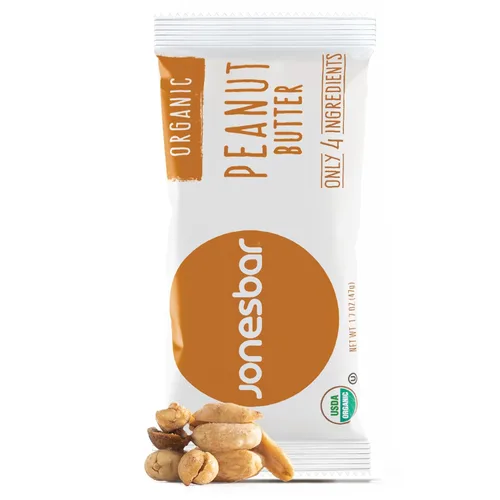 Miniatura 25 de JONESBAR Mantequilla de maní y gelatina, 12 unidades (paquete de 1)), barra orgánica de frutas y nueces USDA sin OMG, Kosher, vegana, sin gluten