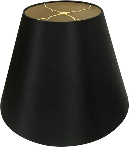 Miniatura 3 de Royal Designs Deep Empire - Pantalla de lámpara de tapa dura, color negro, 8 x 14 x 11 pulgadas