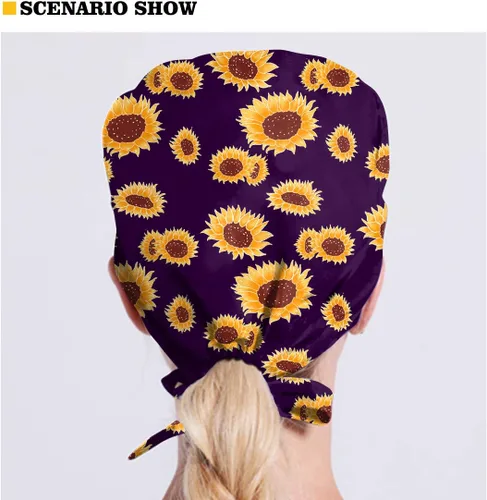 Miniatura 6 de JEOCODY Gorra de moda, gorro de trabajo con banda para el sudor, transpirable, para mujereshombres