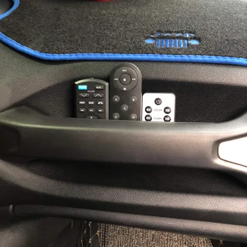 Miniatura 4 de YOCTM GrabTray Almacenamiento interior para Jeep Renegade 2015 2016 2017 2018 2019 2020 2021 2022 Co-pilot Grab Bar Bandeja Organizador Caja
