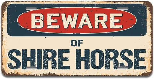 Miniatura 35 de SignMission Beware of Simmental Cattle - Placa de matrícula de aluminio de 12 x 6 pulgadas, se adapta a cualquier automóvil, camión, SUV, RV