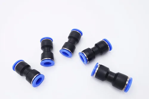 Miniatura 14 de Empuje para conectar, tubo de 1/2 pulgada de diámetro exterior x tubo de 1/4 pulgadas, conector de dos vías de unión recta de aire neumático