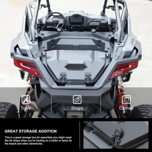 Miniatura 3 de KIWI MASTER 36 QT Caja de carga trasera para 2022-2026 Polaris RZR Pro R/ 4 Compartimento de almacenamiento trasero de accesorios 2884236