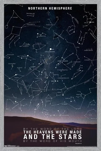 Miniatura 17 de Póster de pared de The Stars, 22.4 pulgadas de largo x 14.7 pulgadas de ancho, versión enmarcada de madera de granero