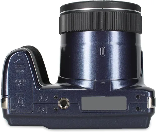 Miniatura 3 de Cámara digital Kodak Pixpro AZ528 (azul) Paquete que incluye: tarjeta de memoria de 32 GB, kit de filtros, lector de tarjetas, correa de mano