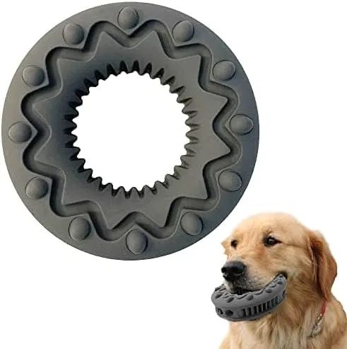 Miniatura 8 de SIMENA Juguete masticable resistente para perros masticadores agresivos, juguete natural para dentición para razas medianas, juguete masticable