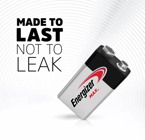 Miniatura 8 de Energizer MAX - Baterías de 9 V (paquete de 2), baterías alcalinas de 9 voltios - El empaque puede variar