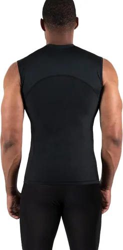Miniatura 3 de DEVOPS Paquete de 3 camisas de compresión atléticas sin mangas para hombre