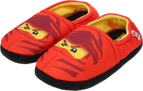 Miniatura 4 de LEGO Ninjago Boys 2 Piece Cotton Pajamas with Slippers