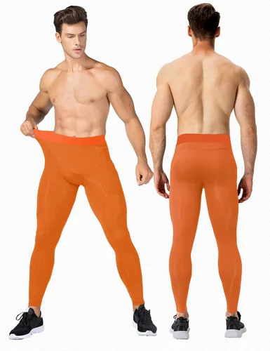 Miniatura 88 de SPVISE Pantalones de compresión para hombre, leggings para deportes, gimnasio, mallas atléticas frescas y secas, capa base para correr, fútbol