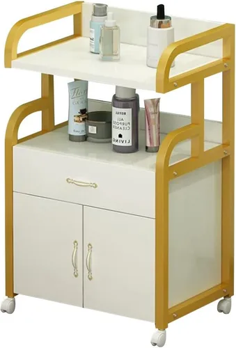 Miniatura 6 de MAHFEI Gabinete de almacenamiento para estaciones de peluquería, armario de almacenamiento de peluquería, armario de belleza, equipo de spa