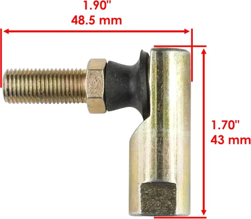 Miniatura 2 de Caltric Paquete de 2 extremos de barra de acoplamiento compatibles con Cub Cadet 1212 1600 1800 Lt Ltx Lgt Lgtx Gtx Gt Slt Sltx