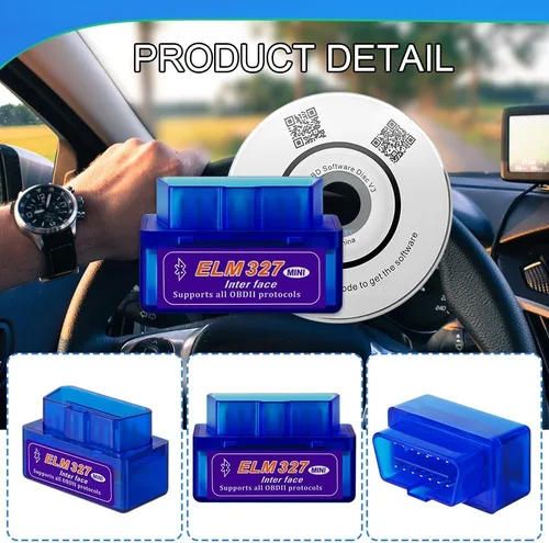 Miniatura 6 de ELM327 OBDII - Escáner de diagnóstico automático para automóvil, herramienta de diagnóstico OBD2, herramienta de escaneo Bluetooth automotriz