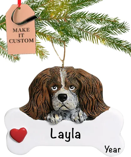 Miniatura 37 de Adorno personalizado de hueso de perro Doberman Pinscher 2025 Personalización gratuita las 24 horas Adornos de Navidad de la primera Navidad